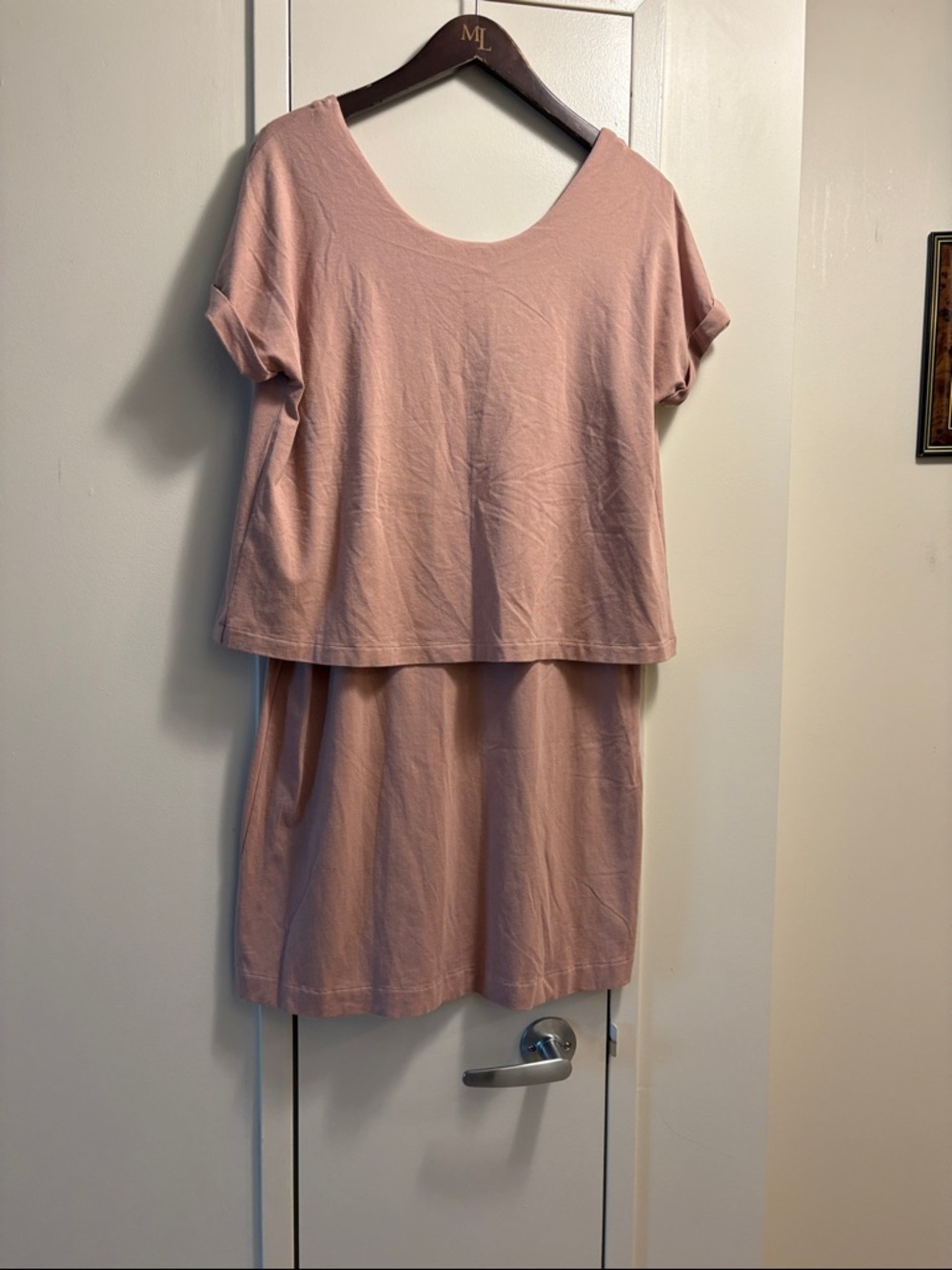Cuyana Dusty Rose Two-Piece Dress